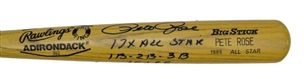 Pete Rose 1985 NL All-Star Signed and Inscribed Game Issued Bat (His last All Star Game) PSA/DNA